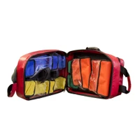 DS Medical ERB II First Response Bag open showing coloured pouches
