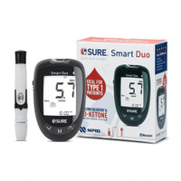 nipro 4 sure smart duo glucose meter contents and packaging