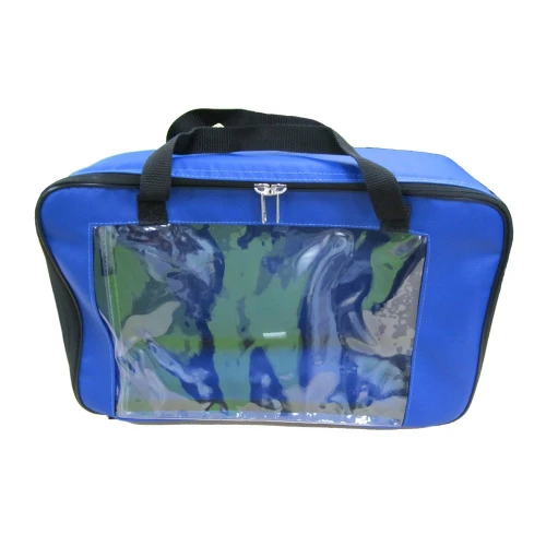 DS Medical Blue PVC Multi Purpose Bag with A4 Clear Window