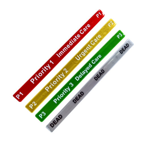 DS Medical Triage Slap Bands - Singles