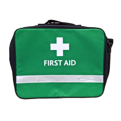 DS Medical Team Trauma Kit – durable green first aid bag with 5 pouches for organised trauma supplies