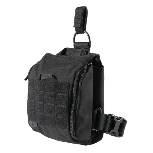 Front side view of 5.11 Tactical UCR Thigh Rig showing MOLLE webbing and belt attachment system