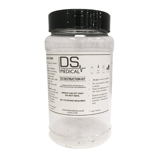 DS Medical Controlled Drug Complete Destruction Kit (Doop Jar)