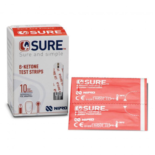 Nipro 4Sure B-Ketone Test Strips (10 Pack)