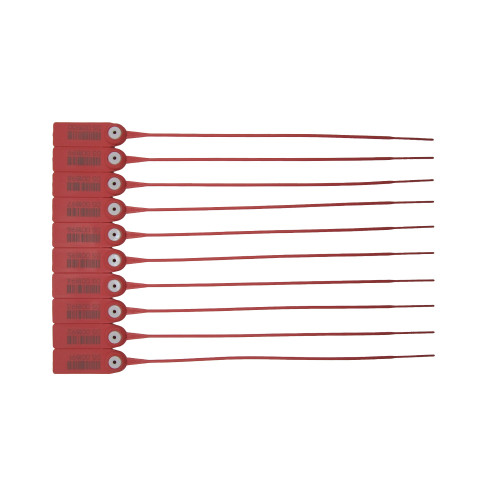 Mega Fortris Individually Numbered Pastel Red Security Seals