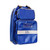 a blue emergency response bag on a white background