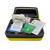 The FIA002  Baja And Cross Country Rally Sport Medical Kit open with first aid contents