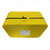 The yellow FIA002  Baja And Cross Country Rally Sport Medical Kit closed revealing security seal