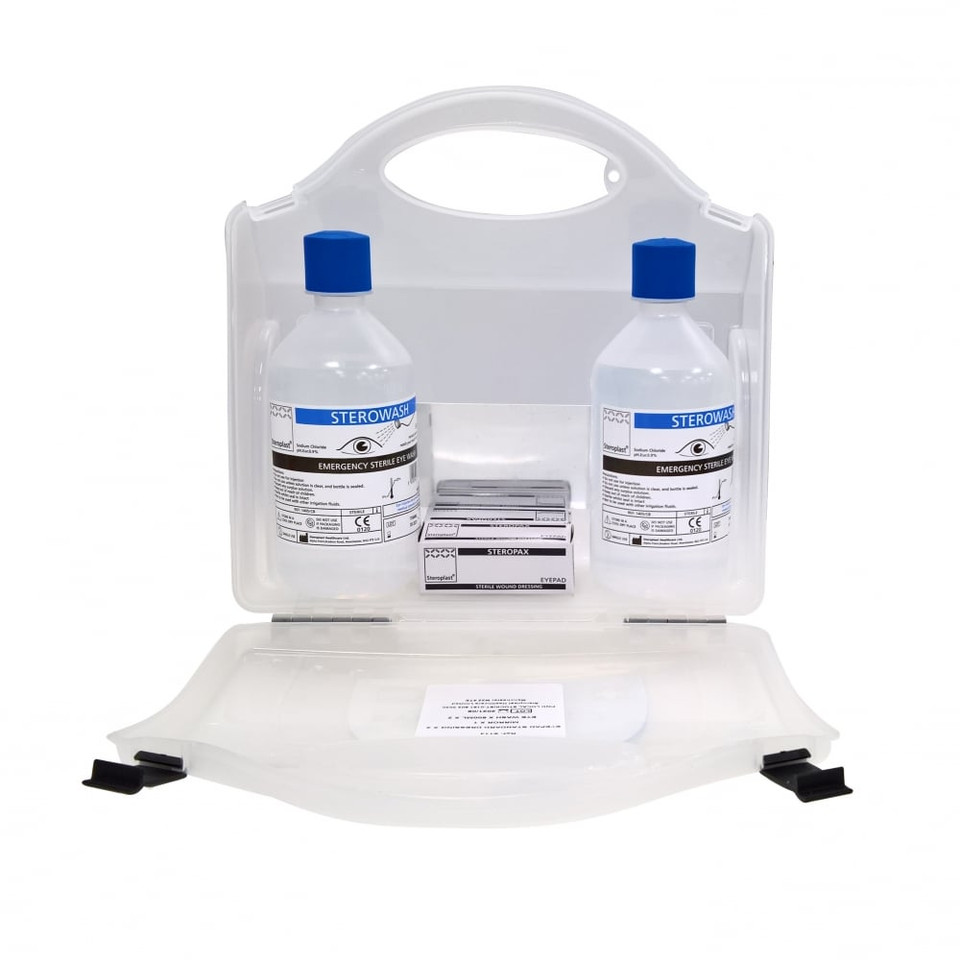 Steroplast Double Eye Wash Bottle Station