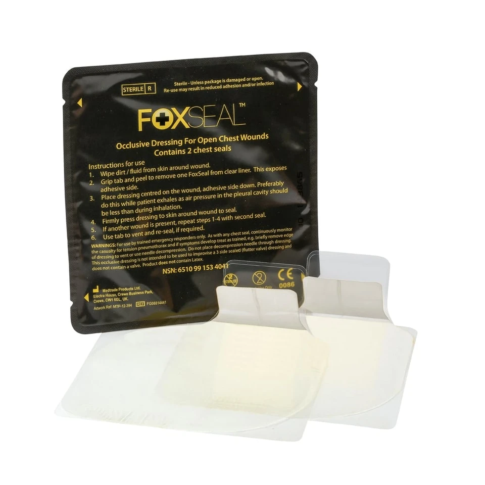 FoxSeal Chest Seal (Pack of 2)