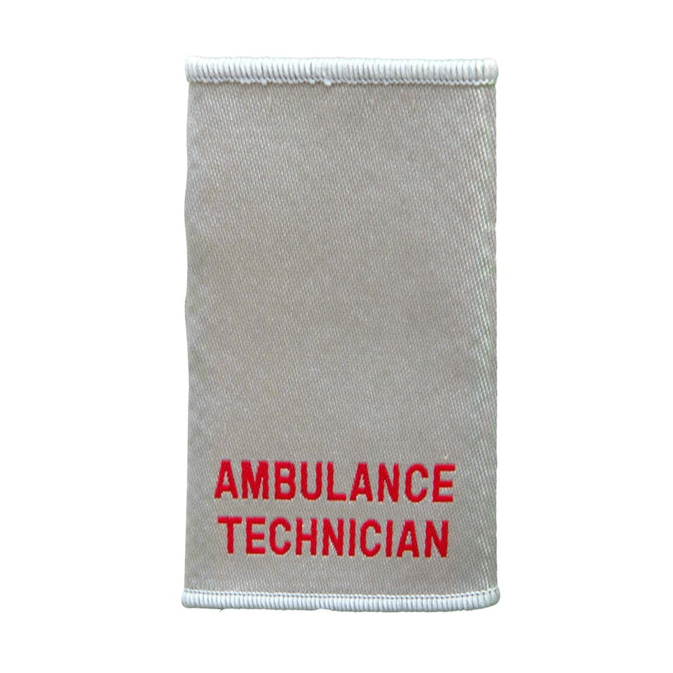 DS Medical Epaulettes - Ambulance Technician (Light Grey)