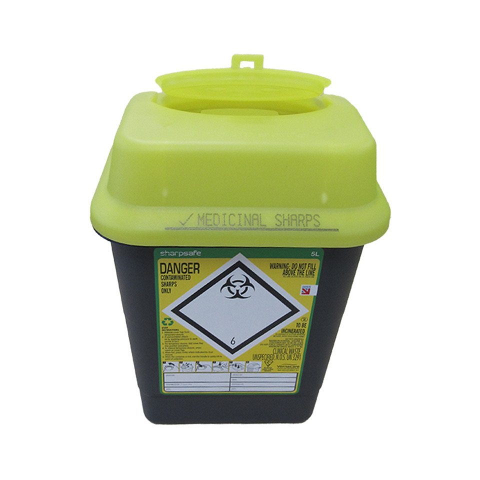 Sharpsafe 5.0 Litre Sharps Bin
