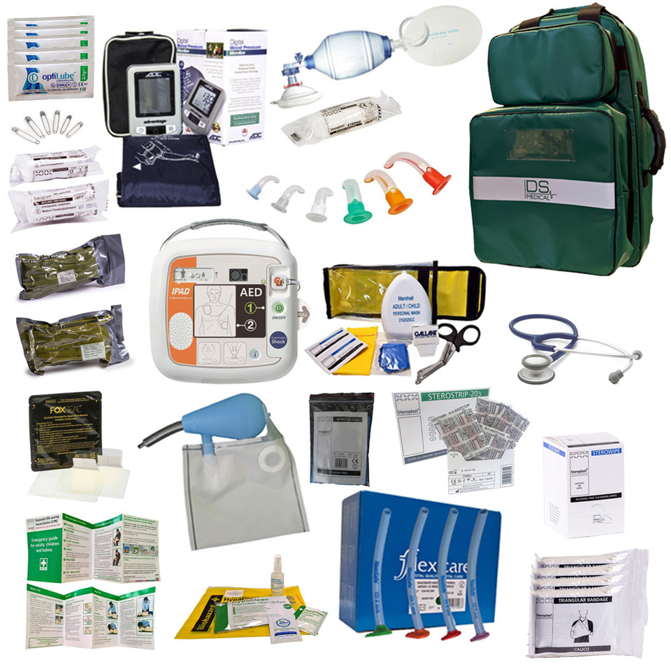 First Responder AED Backpack with iPAD SP1 AED