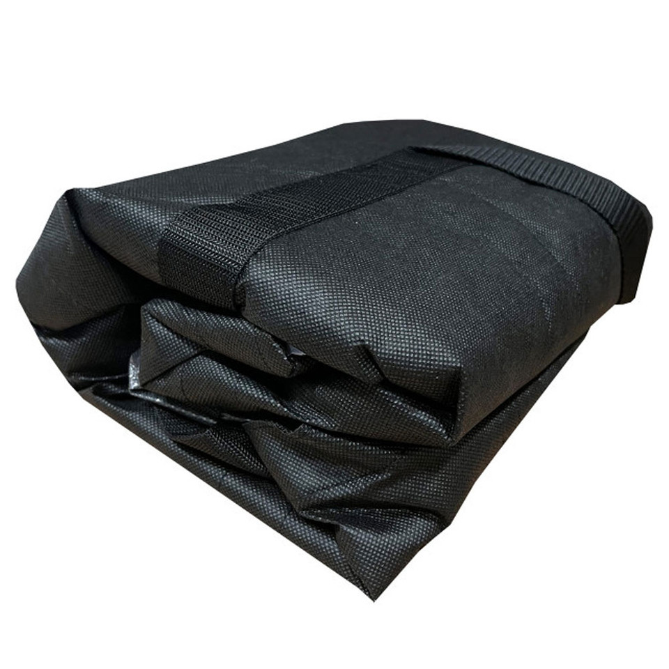 QuikLitter XL disposable stretcher folded compactly for storage