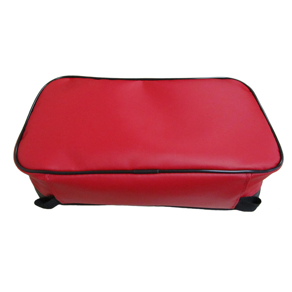 DS Medical IPC Compliant Clear View Wipeable Zip Pouch - Red