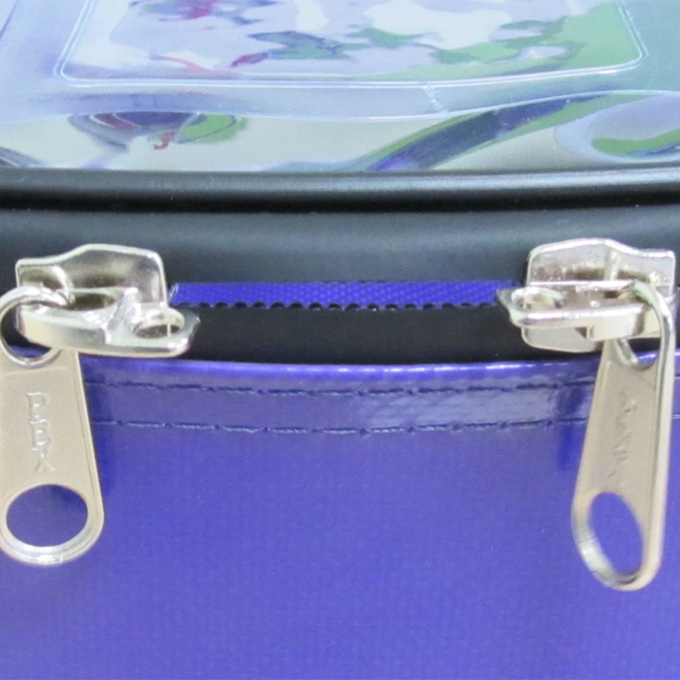 DS Medical IPC Compliant Clear View Wipeable Zip Pouch - Purple