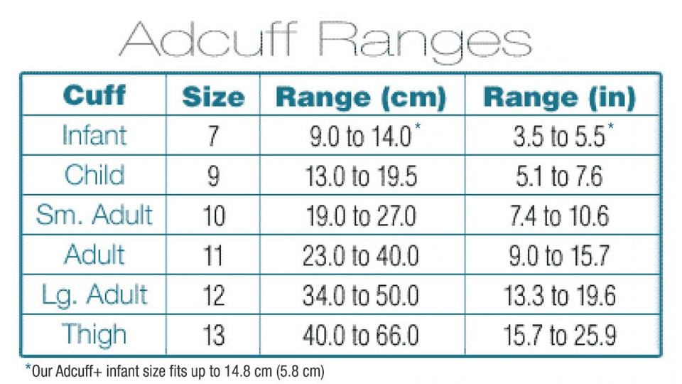 ADC Adcuff Sphygmomanometer Thigh Cuff 40-66cm (1 Tube)