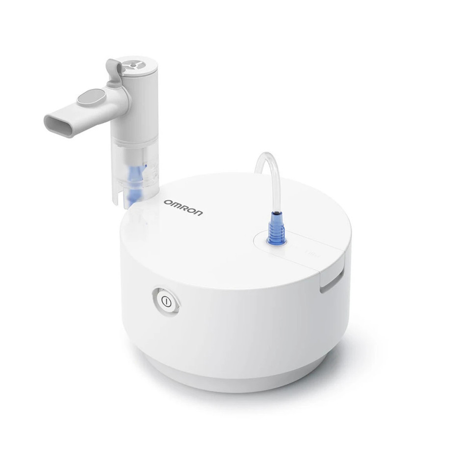 Omron C28P nebuliser with air tube attached