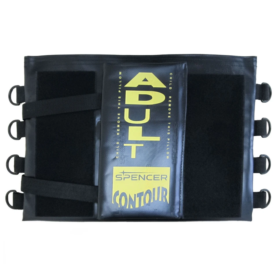 Spencer Contour Universal Head Immobiliser Yellow/Black