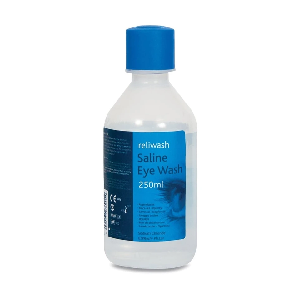 Saline Eye Wash 250ml Bottle