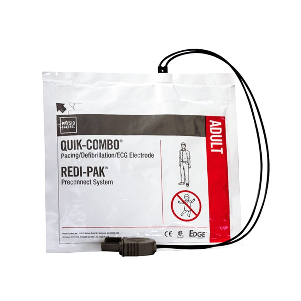 Physio Control Lifepak® Quick-Combo Redi-Pak Electrodes - Adult