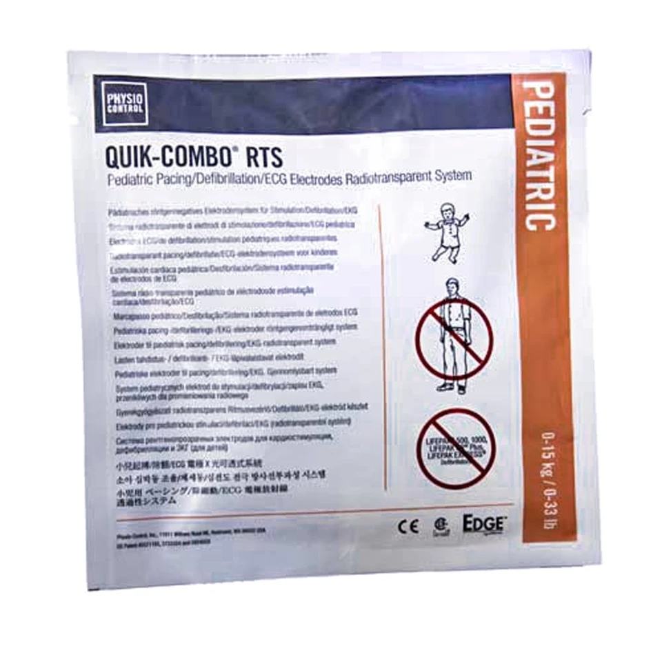 Physio Control Lifepak® Quick-Combo Redi-Pak Electrodes (LP15/12/20e) - Child