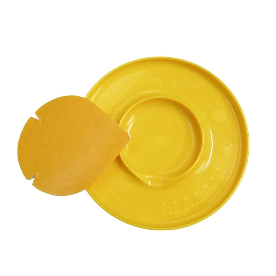 a yellow ortho-glide lower limb exerciser, helps prevents DVT