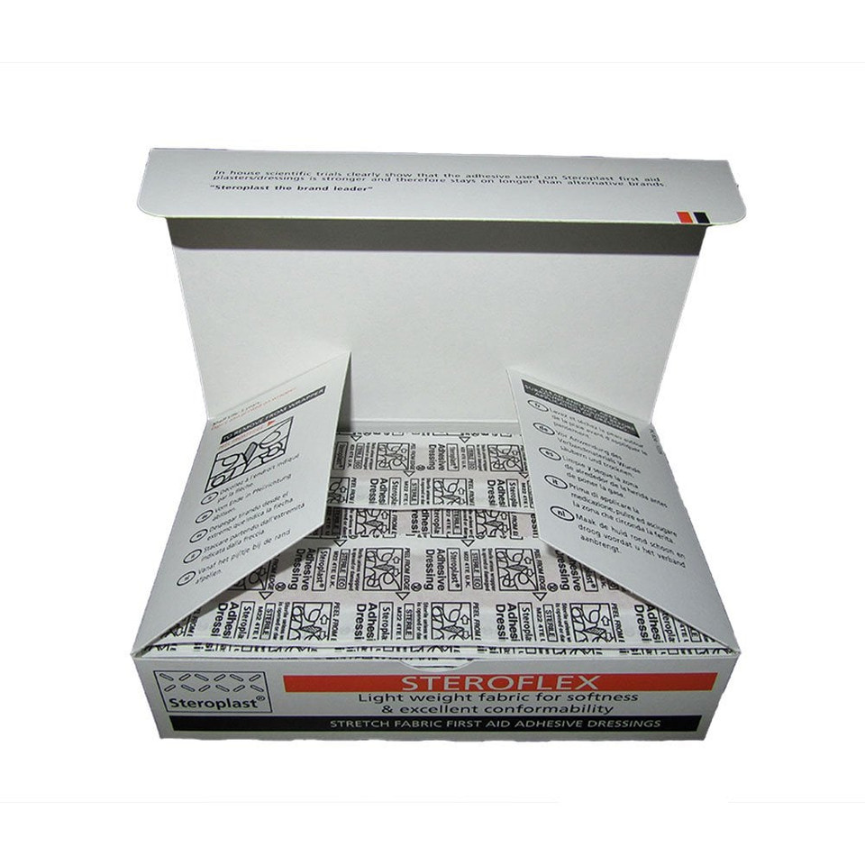 Steroplast 15cm x 2cm Fabric Plasters (Box of 50)