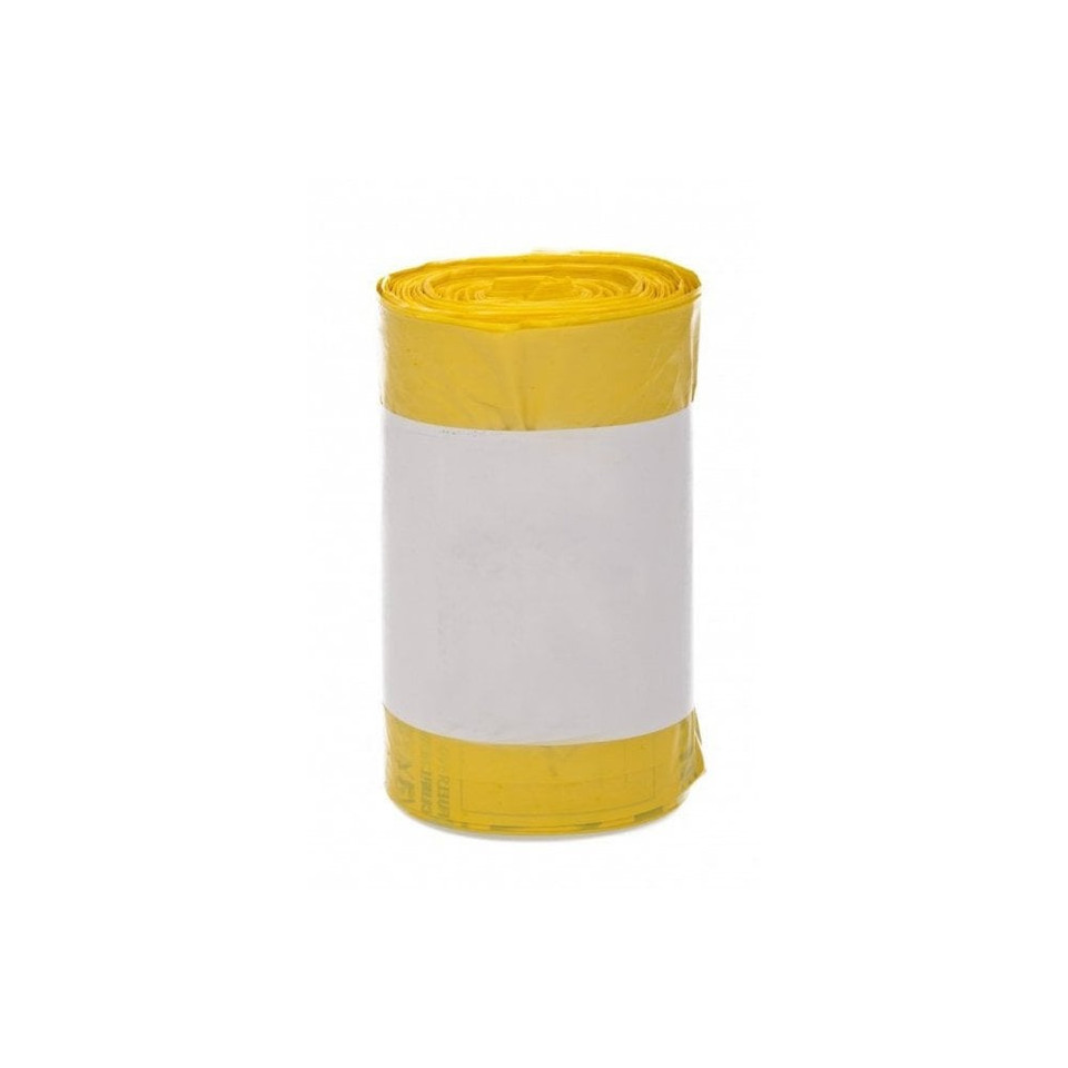 DS Medical Yellow Clinical Waste Sacks (Roll of 20)
