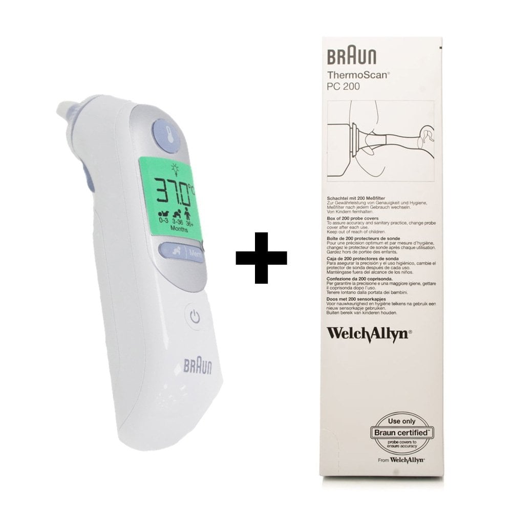 Braun ThermoScan 7 IRT 6520 & Probe Cover (Bundle)