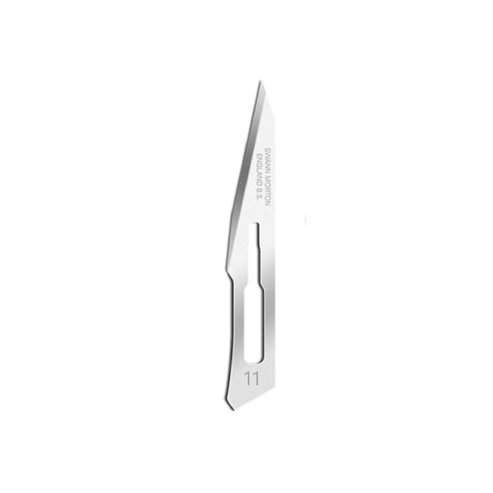 Swann Morton Sterile Carbon Steel Surgical Scalpel Blades (Box of 100)