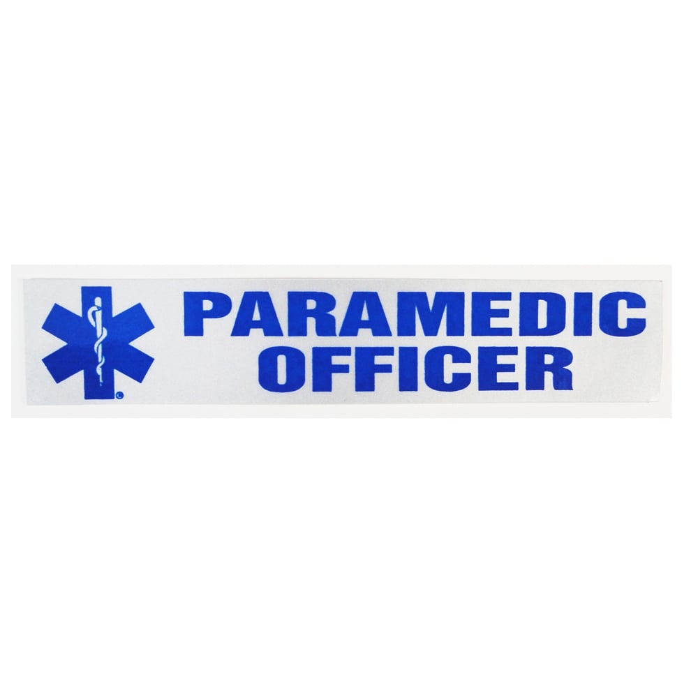 DS Medical Paramedic Officer - Reflective Decal