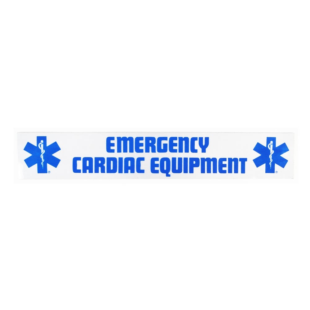 DS Medical Emergency Cardiac Equipment - Reflective Decal