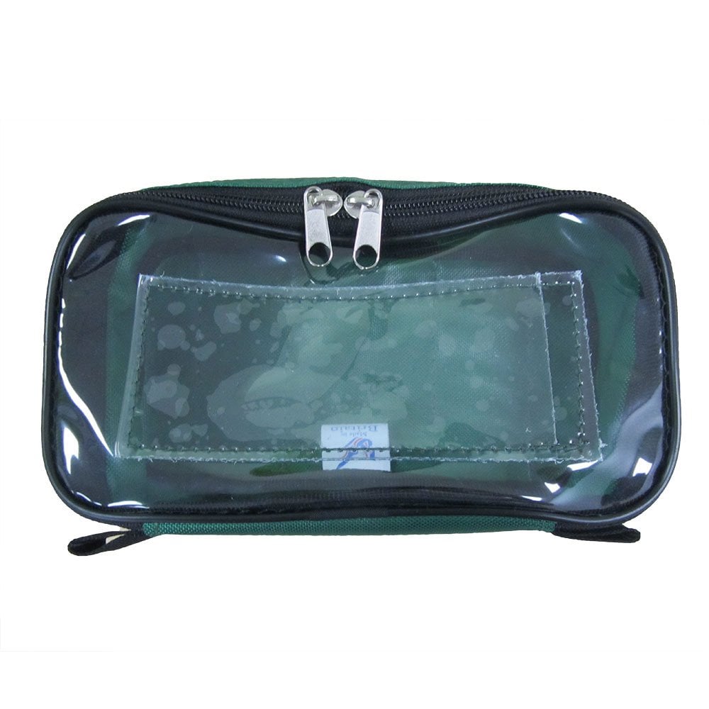 DS Medical Clear View Zip Pouch - Green