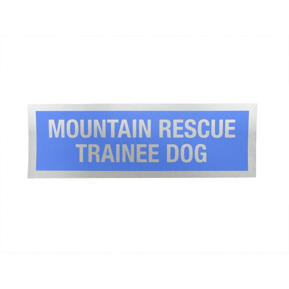 DS Medical Reflective - Mountain Rescue Trainee Dog (Sew-On Badge)