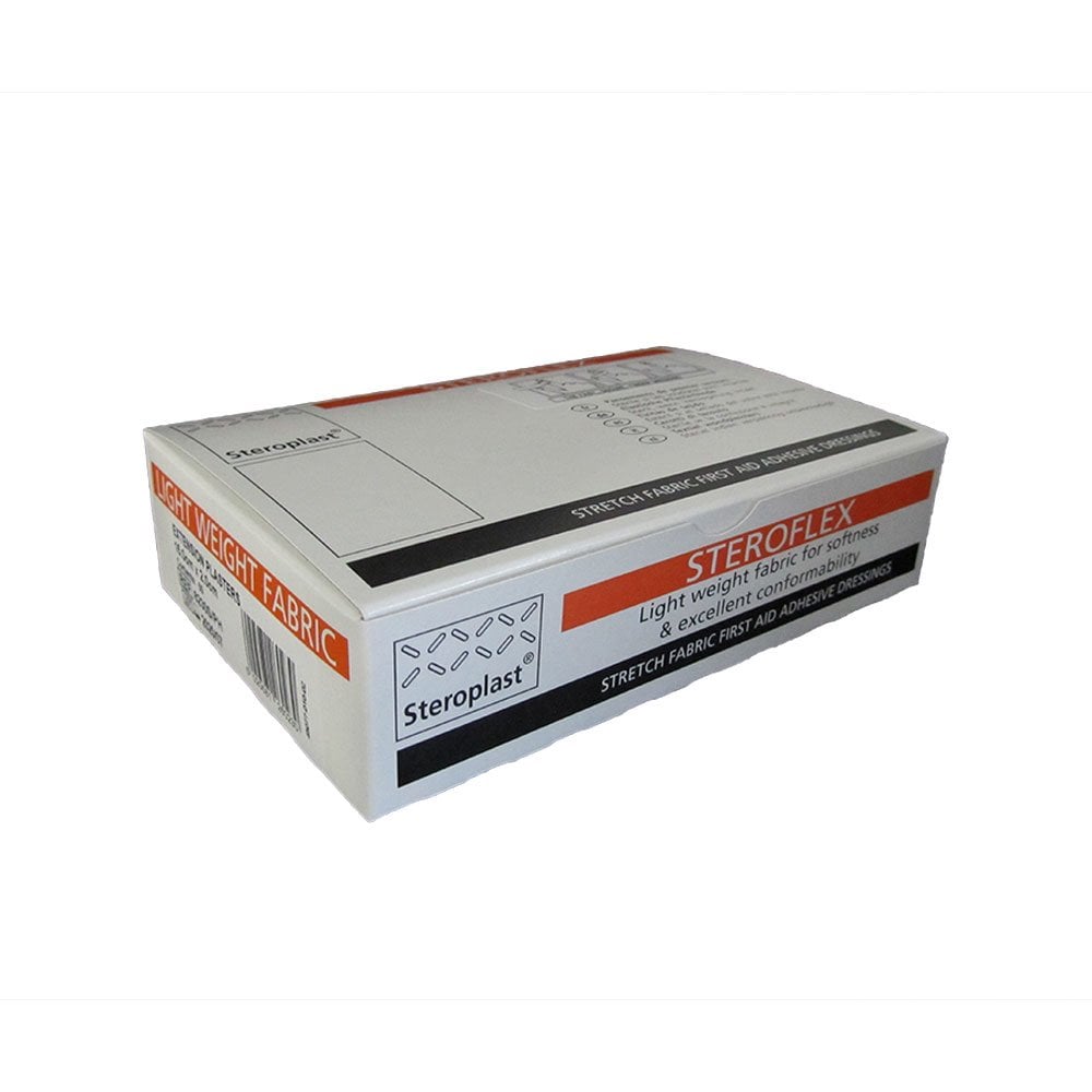 Steroplast 15cm x 2cm Fabric Plasters (Box of 50)