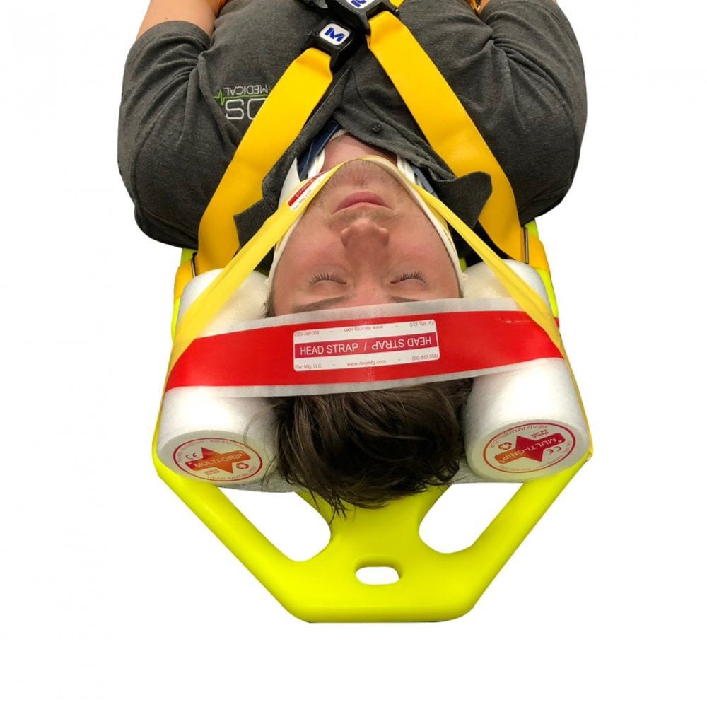 Disposable head blocks for casualty immobilisation DS Medical