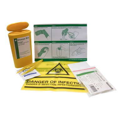 Sharps Disposal Kit (Single Application) | Infection Control