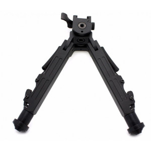 Tactical Rifle Bipod Square Leg Spring Lock 7.5 to 10 inch QD Picatinny Mount