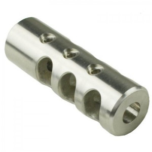 AR .223 1/2x28 Competition Full size Muzzle Brake Stainless