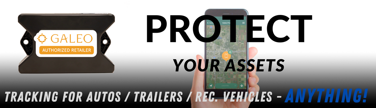 We are now an authorized GALEO Asset Tracking  Device Dealer/Installer