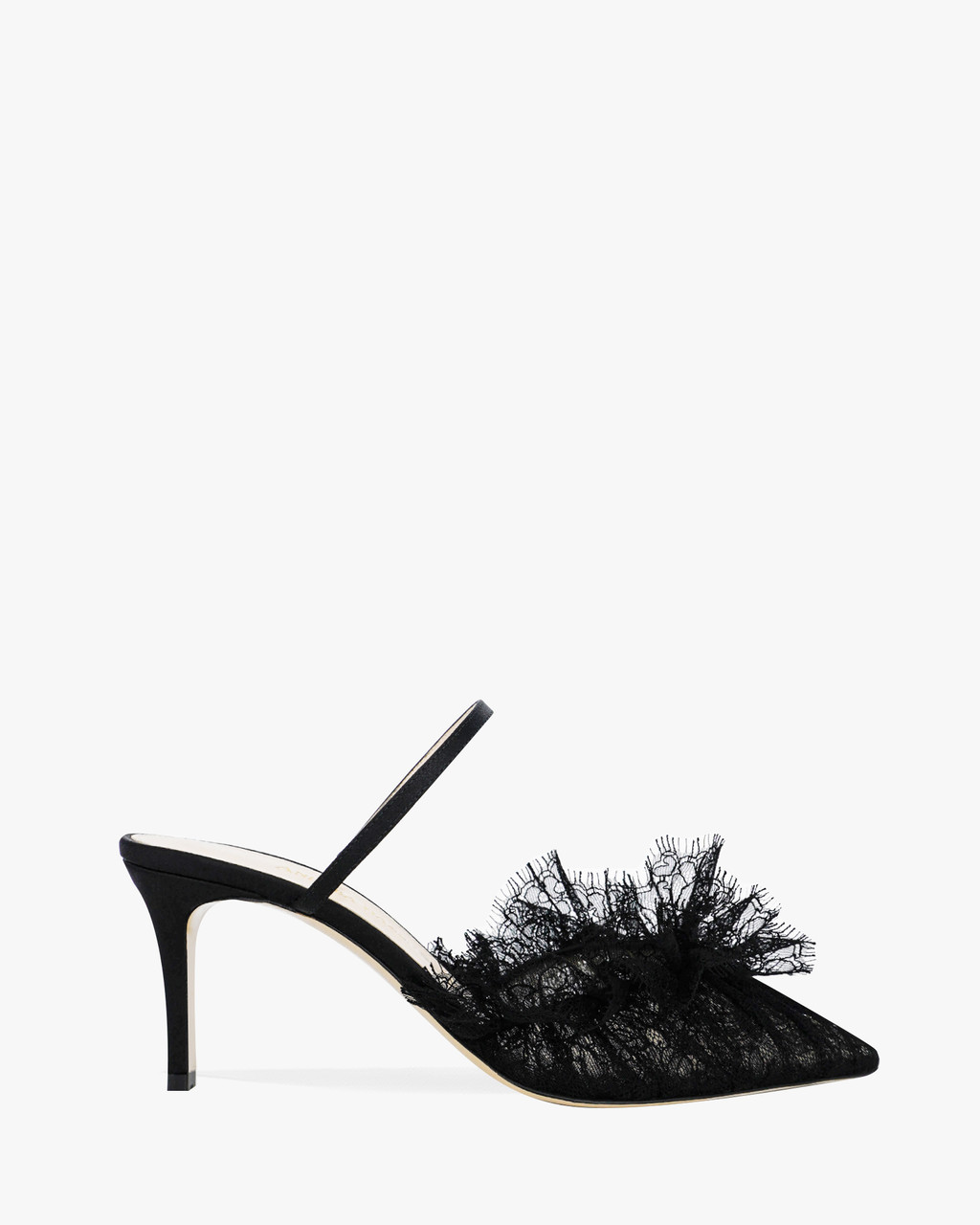 FRANCA MULE LACE 75 - LOW HEELS | Andrea Wazen Official Website