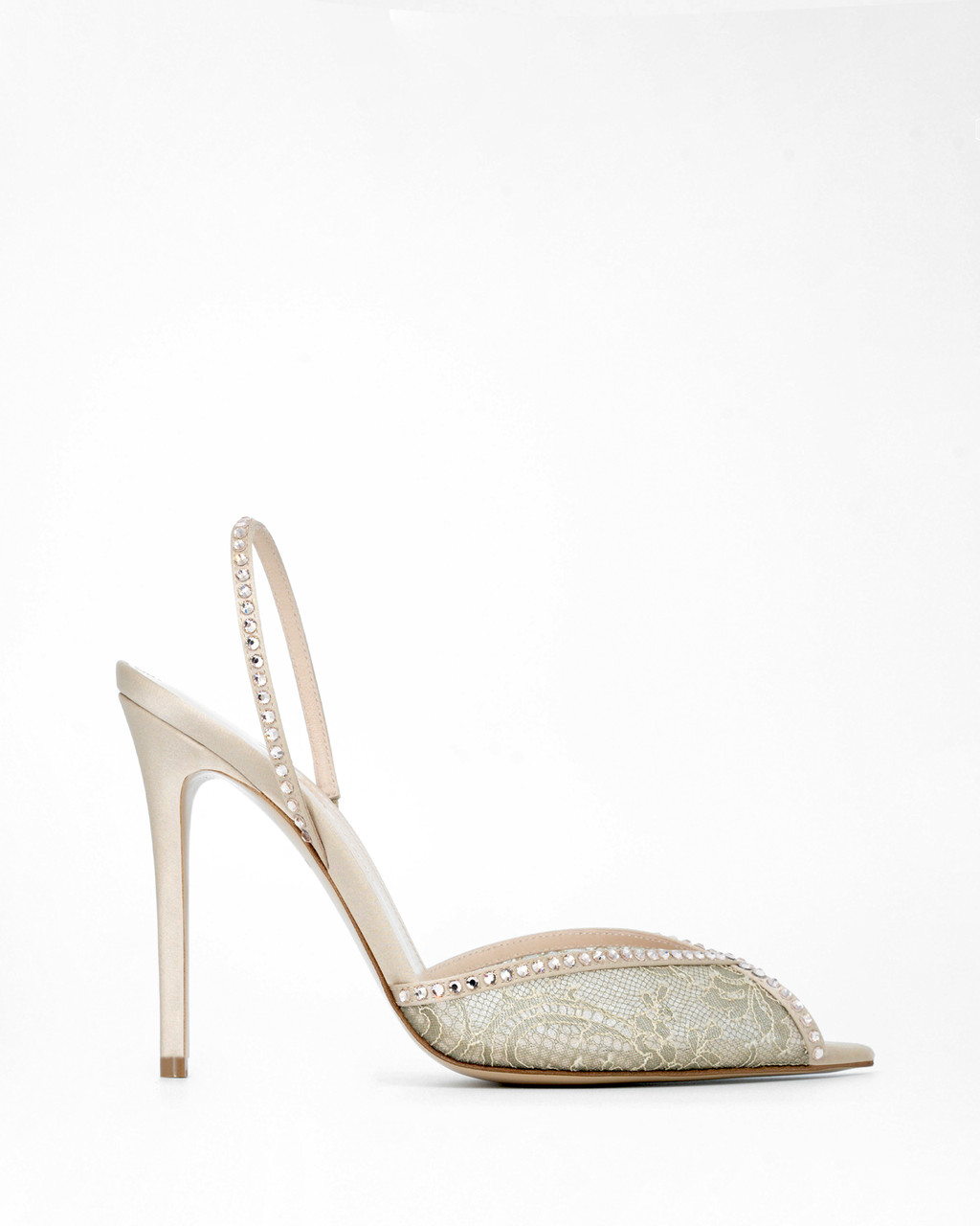 KATY SLING LACE 105 I LACE WOMEN HEELS IN DIFFERENT COLORS