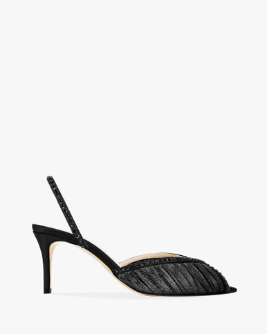 KATY SLING LAMINATO 75 - WOMEN SHOES | Andrea Wazen Official