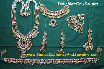 Professional Kathak Dance Jewelry Set PRO90