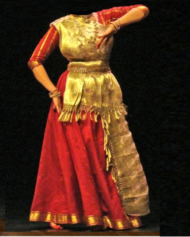 Kathak Dance Dress Anarkali Style