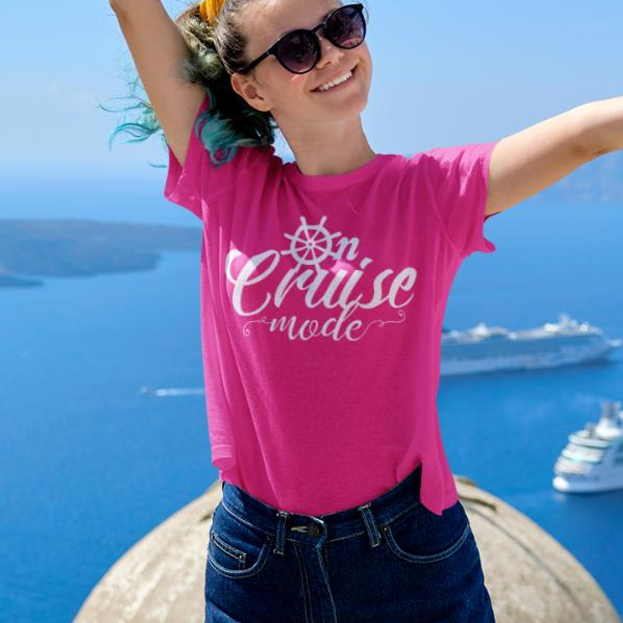 ON CRUISE MODE Vacation Cruise T Shirts any color any size