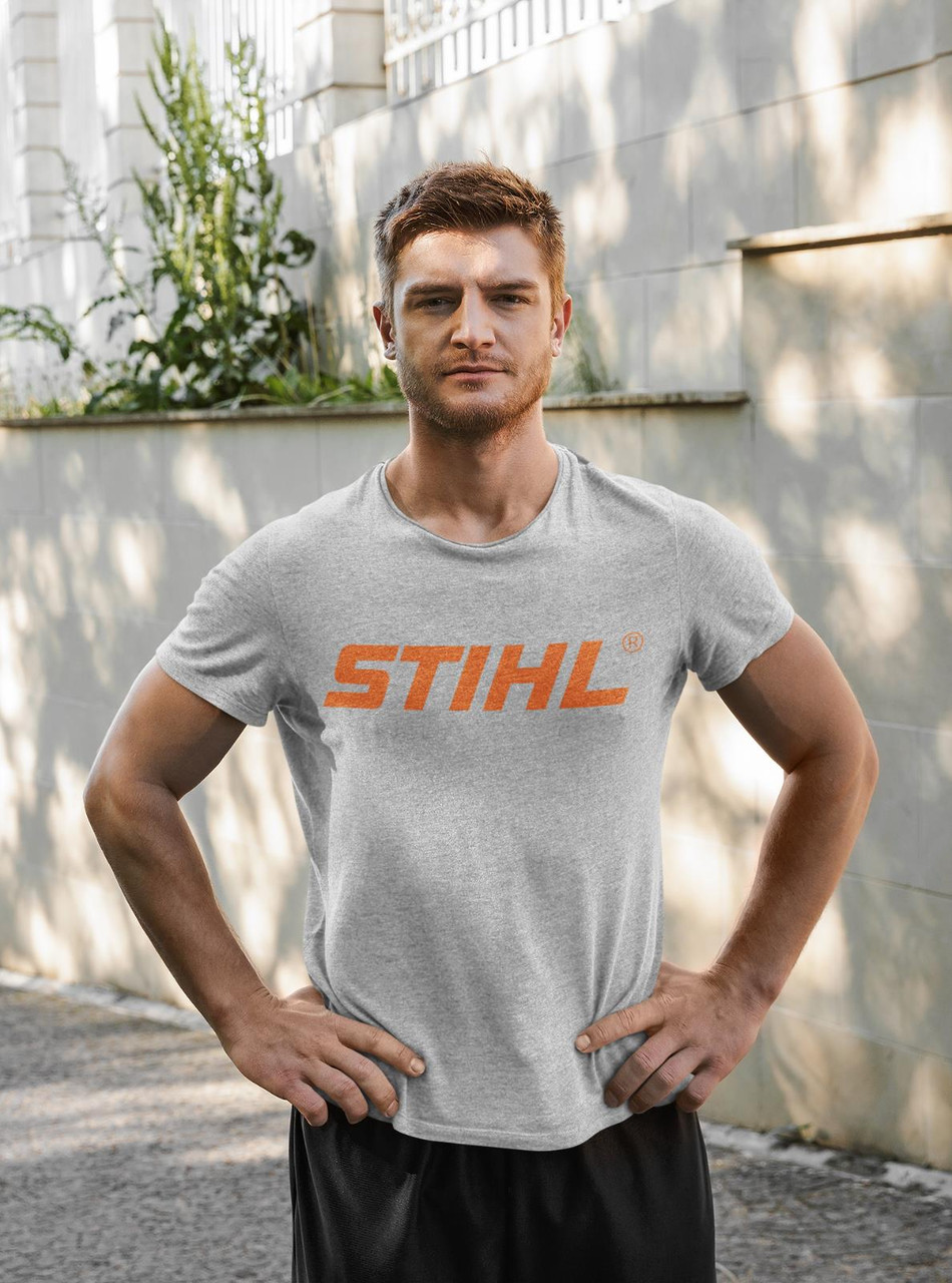 STIHL Logo T Shirts Sweat Shirts Hoody s Printed on Front Back or Both