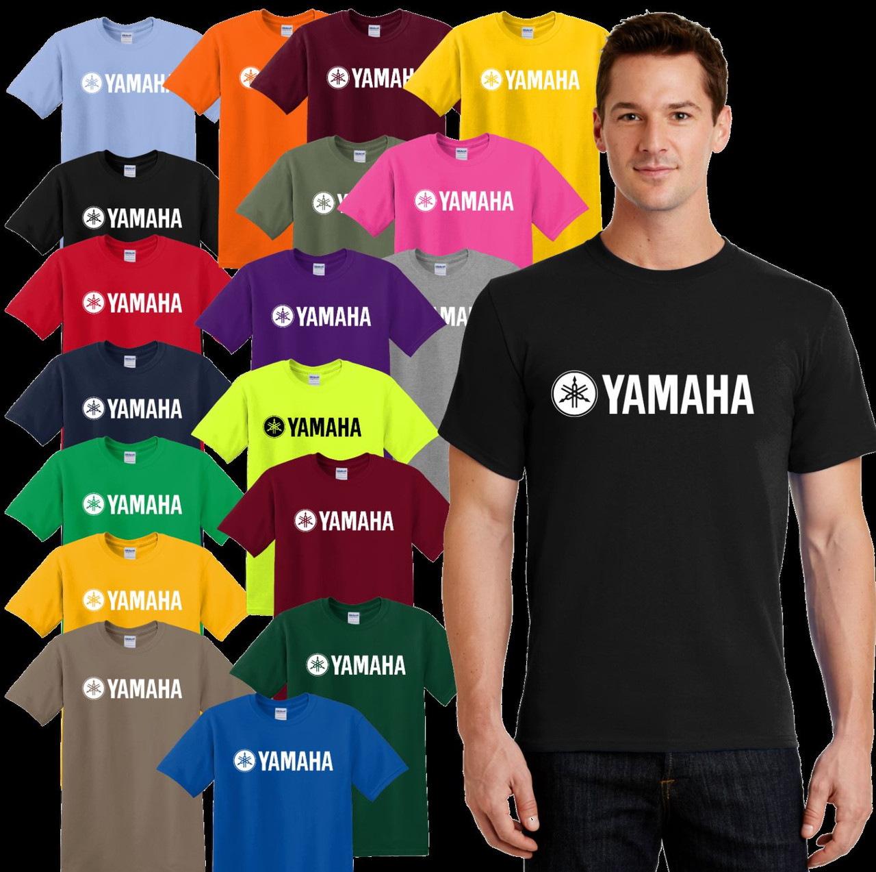 YAMAHA Motorcycle Dirt bike Motocross T Shirts up to 5x