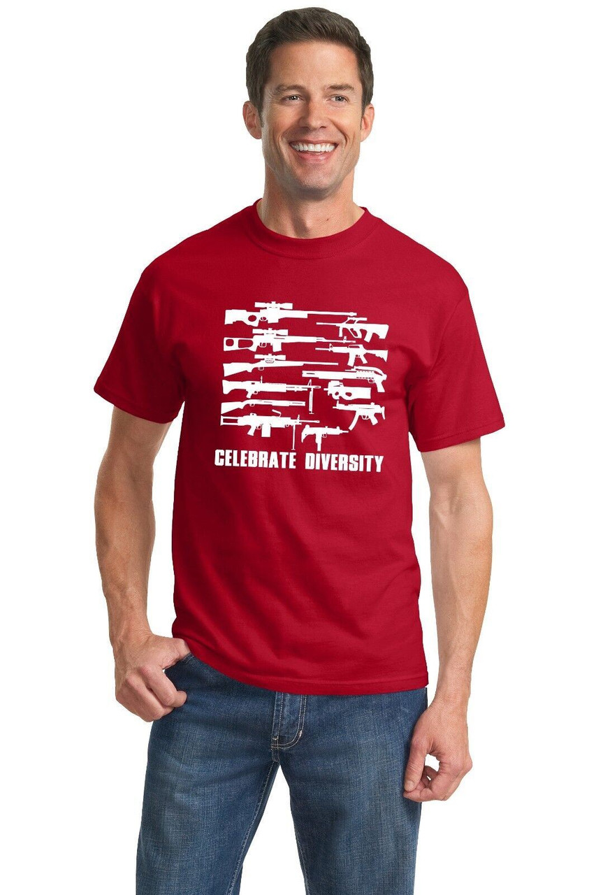 Celebrate Diversity Funny Gun Rights T Shirt 2nd Amendment Hunting